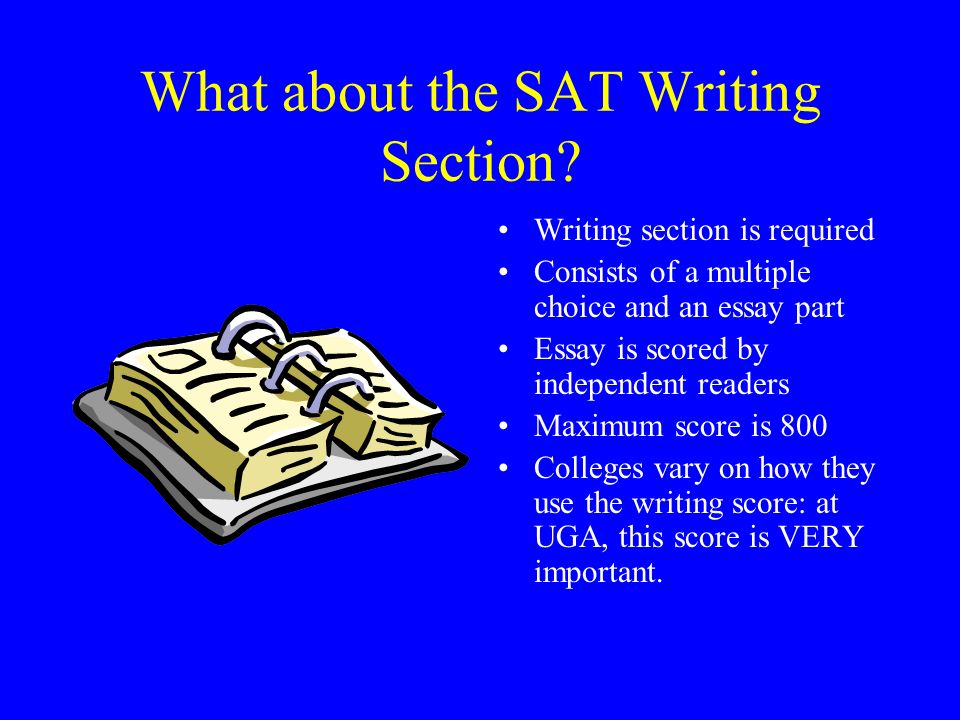 how is the sat essay section scored